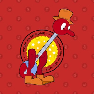 Drinking Bird Employee Of The Month Tank Top Official The Simpsons Merch