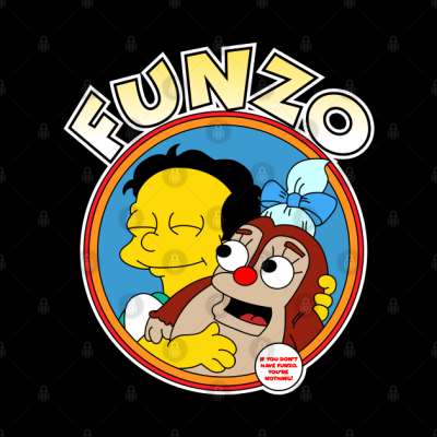 Funzo Funzo Funzo Throw Pillow Official The Simpsons Merch