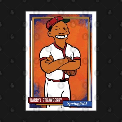 Darryl Strawberry Springfield Homer At The Bat Ins Tank Top Official The Simpsons Merch