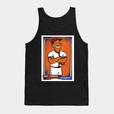 Darryl Strawberry Springfield Homer At The Bat Ins Tank Top Official The Simpsons Merch