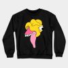 Twisted Yellow Creature Crewneck Sweatshirt Official The Simpsons Merch