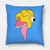 Twisted Yellow Creature Throw Pillow Official The Simpsons Merch