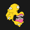 Yellow Jaw Creature Tank Top Official The Simpsons Merch