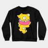 Strange Yellow Regurgitating Creature Crewneck Sweatshirt Official The Simpsons Merch