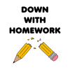 Down With Homework Mug Official The Simpsons Merch