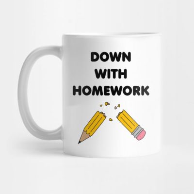 Down With Homework Mug Official The Simpsons Merch