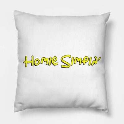 Homie Simpin Throw Pillow Official The Simpsons Merch