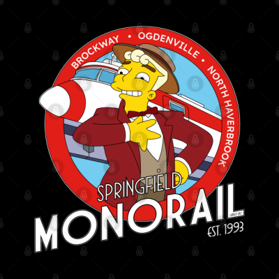 Monorail Tapestry Official The Simpsons Merch