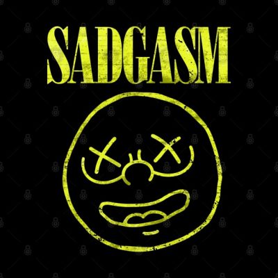 Sadgasm Throw Pillow Official The Simpsons Merch