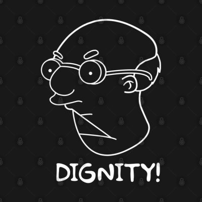 Dignity Kirk Black Tank Top Official The Simpsons Merch