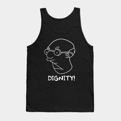 Dignity Kirk Black Tank Top Official The Simpsons Merch