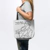 Can I Borrow A Feeling Outline B W Tote Official The Simpsons Merch