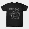 Can I Borrow A Feeling Outline Black T-Shirt Official The Simpsons Merch