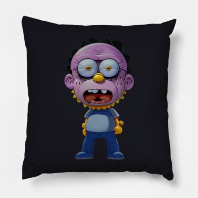 Simpsonsart Throw Pillow Official The Simpsons Merch