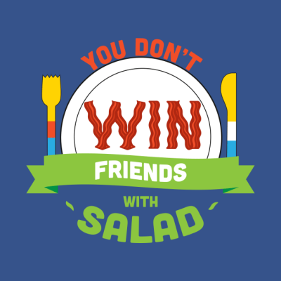 You Dont Win Friends With Salad Tapestry Official The Simpsons Merch