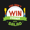 You Dont Win Friends With Salad T-Shirt Official The Simpsons Merch