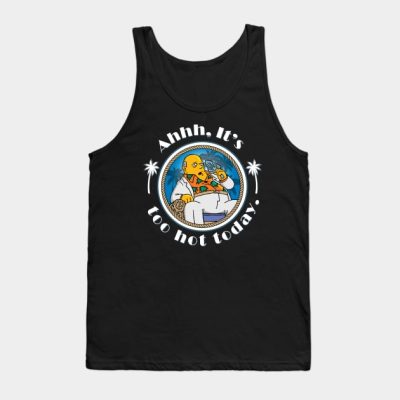 Its Too Hot Today Pocket Tank Top Official The Simpsons Merch