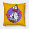 I Work Hard For The Money Throw Pillow Official The Simpsons Merch