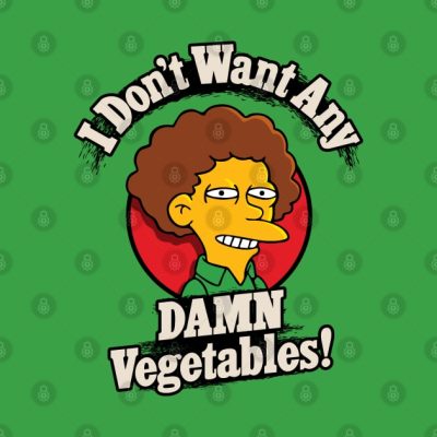 I Dont Want Any Damn Vegetables Pin Official The Simpsons Merch