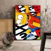 Disney Simpson Poster No Frame Print For Living Child Room Bedroom Home Decoration Cuadros Decor Wall 3 - The Simpsons Store