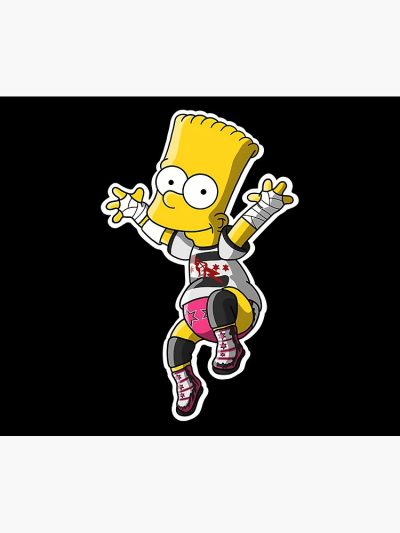 Cm Punk Bart Tapestry Official The Simpsons Merch