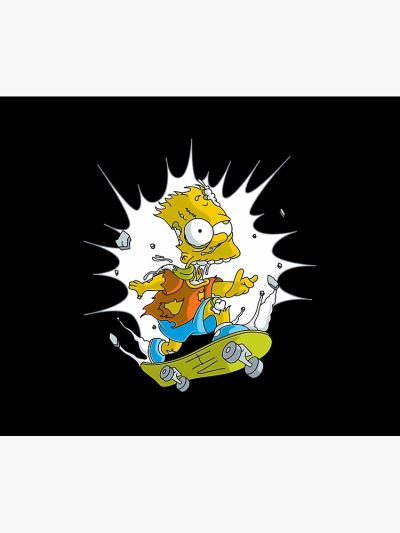 Bart On Skateboard Tapestry Official The Simpsons Merch