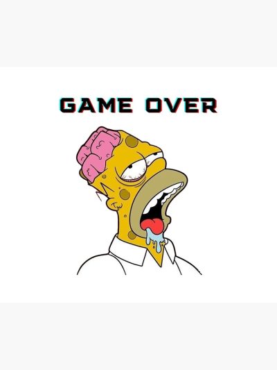 Game Over Tapestry Official The Simpsons Merch