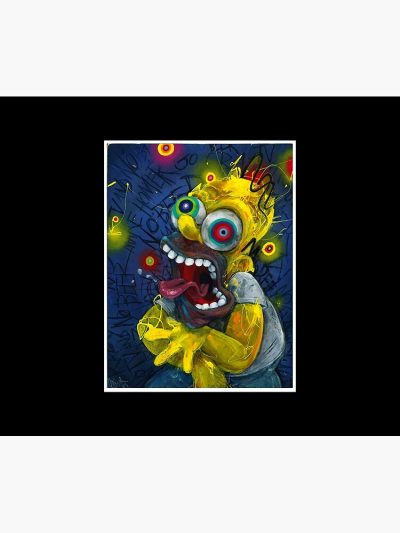 Homer Simpson Art Tapestry Official The Simpsons Merch