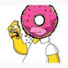 Animation Eat Donuts Tapestry Official The Simpsons Merch