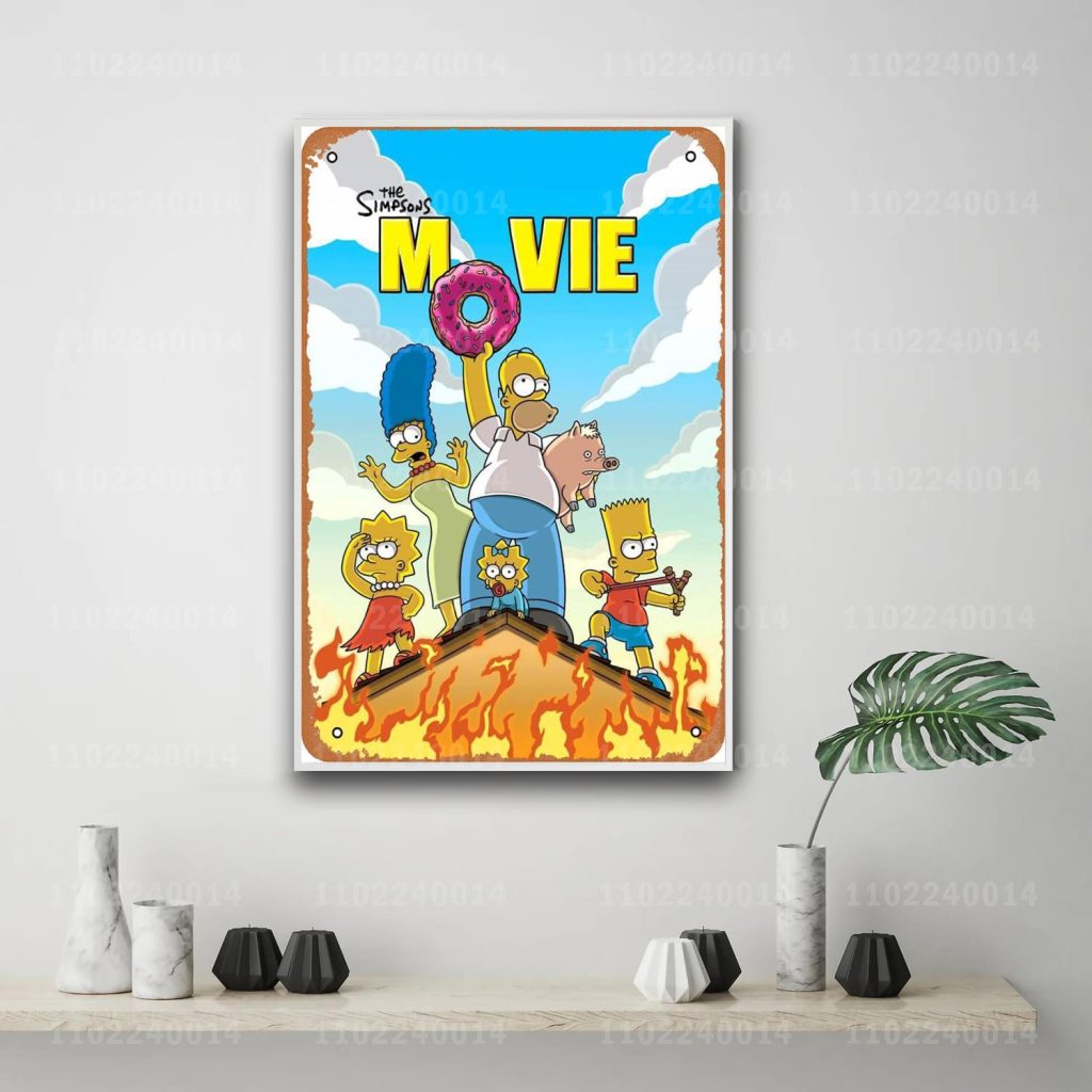 lisa simpson cartoon 24x36 Decorative Canvas Posters Room Bar Cafe Decor Gift Print Art Wall Paintings 8 - The Simpsons Store