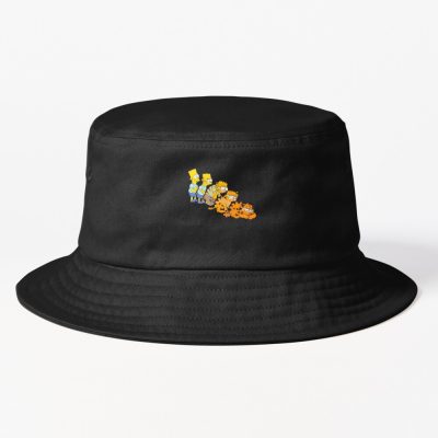 Bart To Garfield Bucket Hat Official The Simpsons Merch