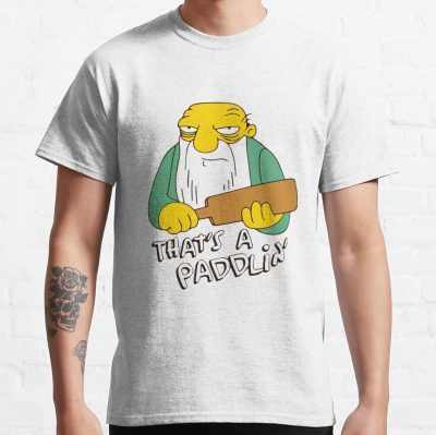 That'S A Paddlin' T-Shirt Official The Simpsons Merch