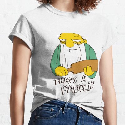 That'S A Paddlin' T-Shirt Official The Simpsons Merch