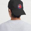 The Fighting Hellfish Logo Red And Blue Cap Official The Simpsons Merch