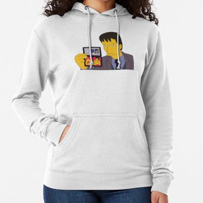 Agent Mulder Fbi Hoodie Official The Simpsons Merch