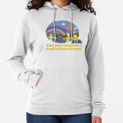 Can You Imagine A World Without Lawyers? Hoodie Official The Simpsons Merch