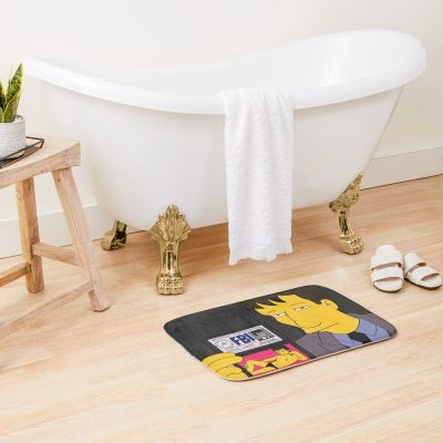 Agent Mulder Fbi Bath Mat Official The Simpsons Merch