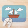 Living Room Boat Picture Bath Mat Official The Simpsons Merch