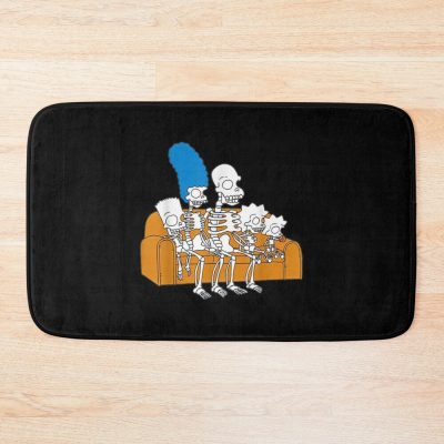 The Simpsonzz Skeletons Treehouse Of Horror Couch Bath Mat Official The Simpsons Merch