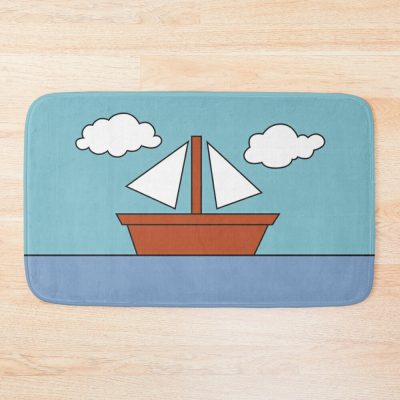 Living Room Boat Picture Bath Mat Official The Simpsons Merch