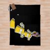 Cm Punk Bart Throw Blanket Official The Simpsons Merch