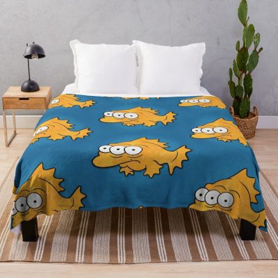 Blinky Throw Blanket Official The Simpsons Merch