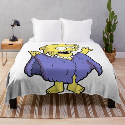 I Am The Lizard Queen! Throw Blanket Official The Simpsons Merch