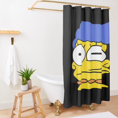 Crushed Marge Shower Curtain Official The Simpsons Merch