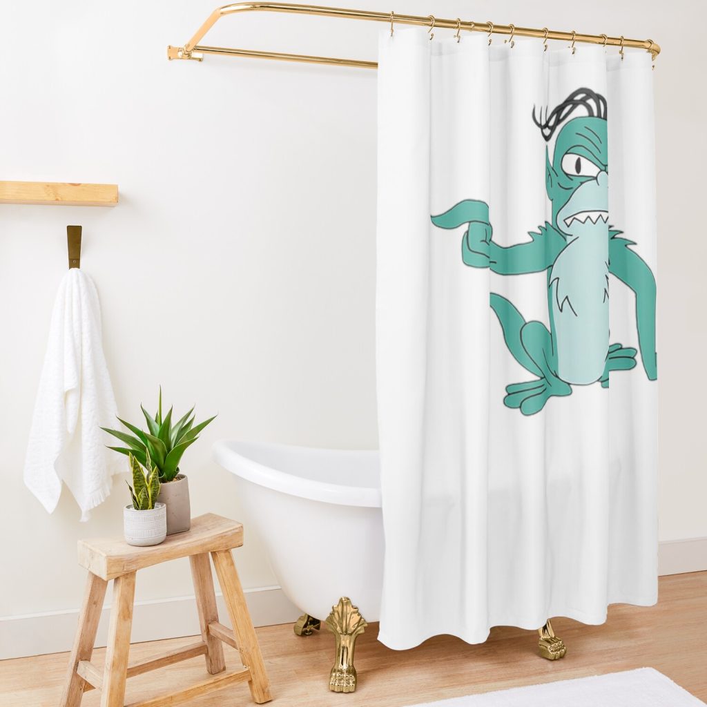 Simpsons Bus Gremlin Shower Curtain Official The Simpsons Merch