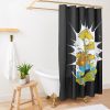 Bart On Skateboard Shower Curtain Official The Simpsons Merch