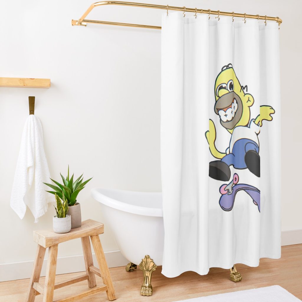 Mr Sparkle Mr Sparkle Mr Sparkle Shower Curtain Official The Simpsons Merch