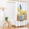 Couch Gag Shower Curtain Official The Simpsons Merch