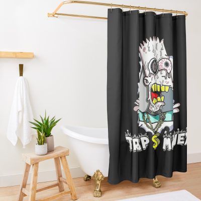 Simpson Trap Money Dripping Shower Curtain Official The Simpsons Merch