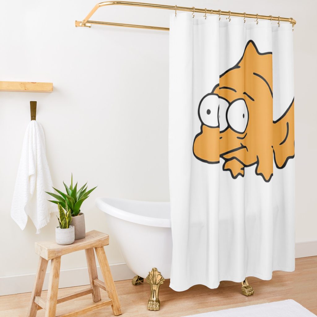 Blinky Shower Curtain Official The Simpsons Merch